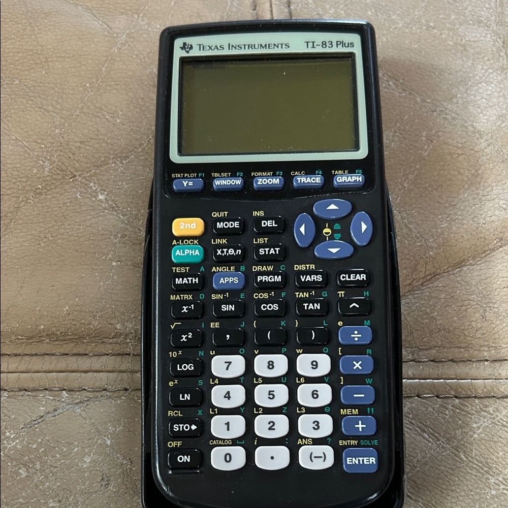 Texas Instruments TI-83 Plus Black Graphing Calculator